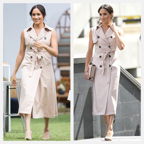 Rochie trench Meghan Markle
