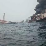 Explozia mortala din largul Nigeriei a unei nave petroliere vechi