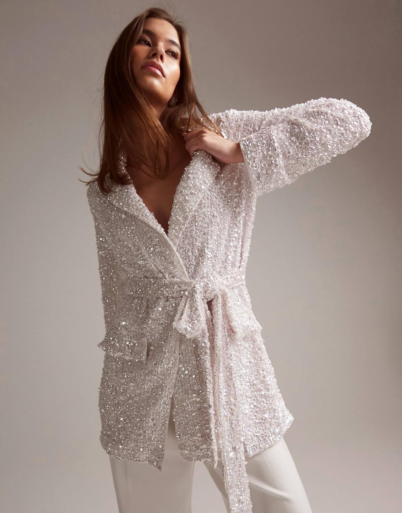 blazer de nunta cu paiete